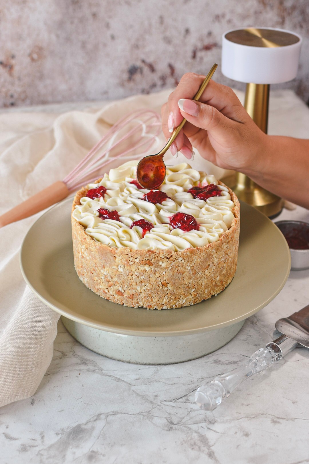 Cheesecake helado
